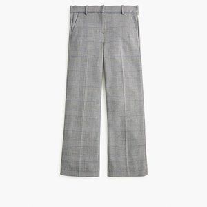 High-rise Peyton wide-leg pant in glen plaid size 4